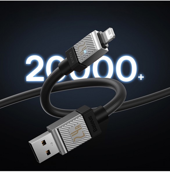 USB C - Lightning 20W 2m kabel Baseus CoolPlay - svart