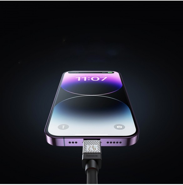 USB C - Lightning 20W 2m kabel Baseus CoolPlay - svart