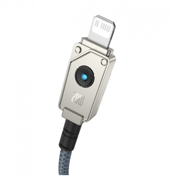 USB C-kabel - Lightning Baseus Unbreakable 20W 480Mbps 2m - vit