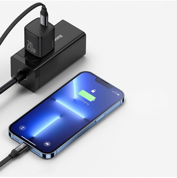 Baseus Bright Mirror 2 infällbar kabel 3-i-1-kabel USB Typ C - micro USB + Lightning + USB Typ C 3.5A 1.1m lila (CAMJ010205)
