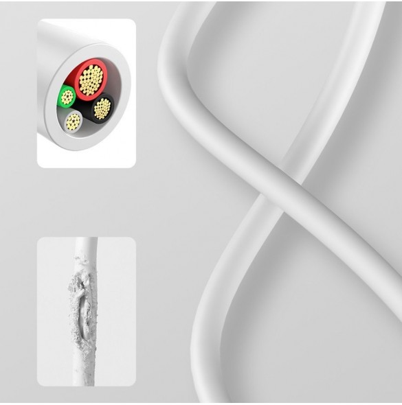 Baseus Superior 3in1 USB-kabel - Lightning / USB Type C / micro USB 3,5 A 1,5 m blå (CAMLTYS-03)