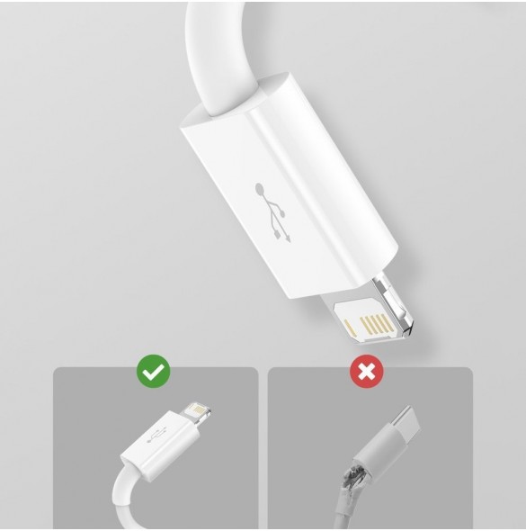 Baseus Superior 3in1 USB-kabel - Lightning / USB Type C / micro USB 3,5 A 1,5 m blå (CAMLTYS-03)