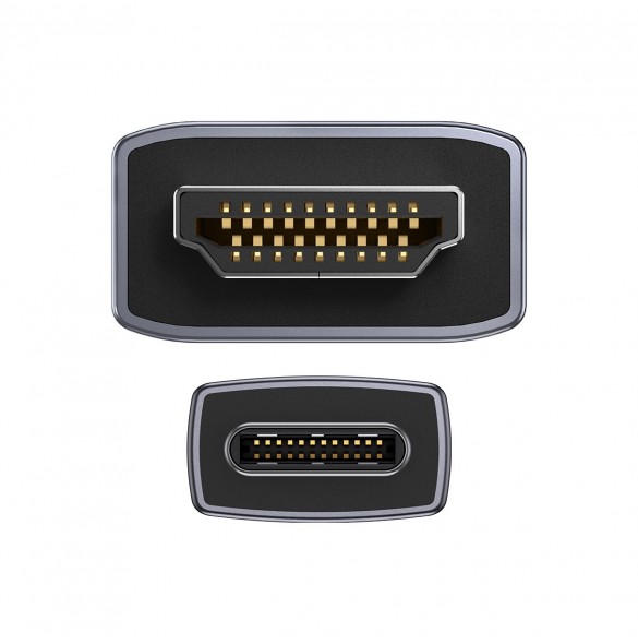 Baseus High Definition Series Adapterkabel USB Typ C - HDMI 2.0 4K 60Hz 1m svart (WKGQ010001)