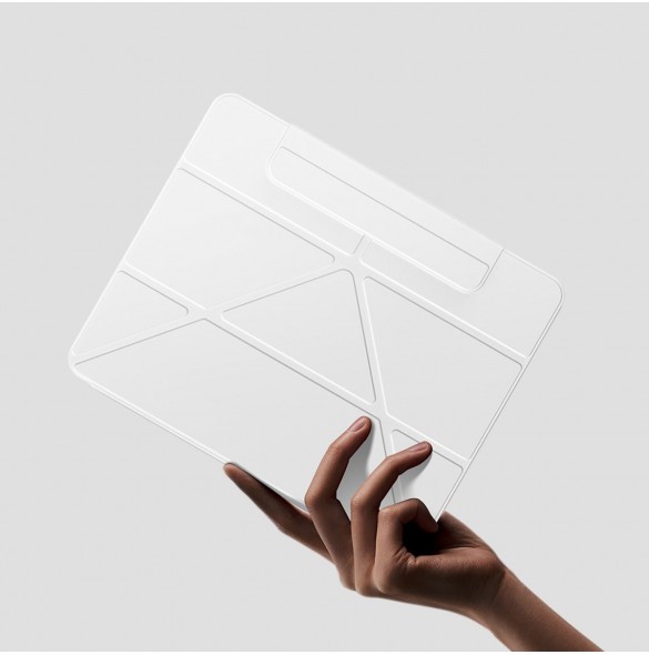 Baseus Safattach Y-typ fodral för iPad Pro 11" 2018/2020/2021 skal med ställ vit (ARCX010002)