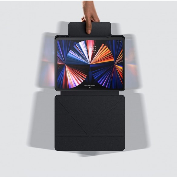 Baseus Safattach Y-typ fodral för iPad Pro 11" 2018/2020/2021 skal med ställ vit (ARCX010002)