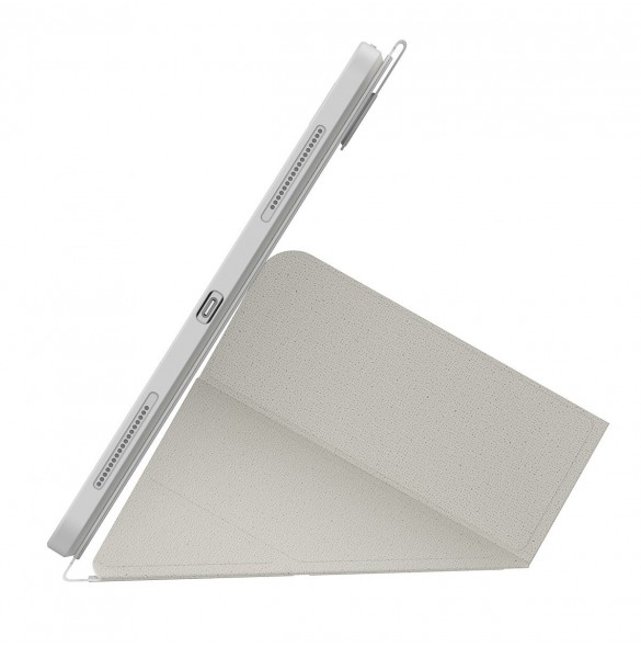 Baseus Safattach Y-typ fodral för iPad Pro 12,9" 2018/2020/2021 skal med ställ vit (ARCX010102)