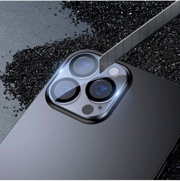 Baseus 2x härdat glas 0,3 mm hel kameralins iPhone 13 Pro Max / iPhone 13 Pro (SGQK000102)