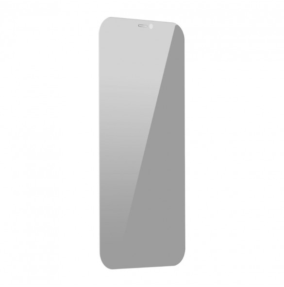 Baseus härdat glas för iPhone 11 Pro Max / iPhone XS Max Privacy Anti Spy (privatisering) med högtalarskydd + lägesställare (SGB