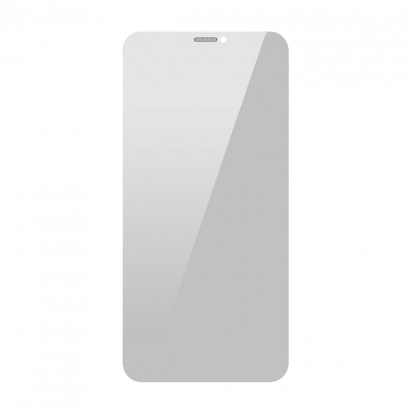Baseus härdat glas för iPhone 11 Pro Max / iPhone XS Max Privacy Anti Spy (privatisering) med högtalarskydd + lägesställare (SGB