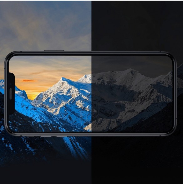 Baseus helskärmshärdat glas för iPhone 11 / XR med högtalarskydd 0,4 mm + monteringssats
