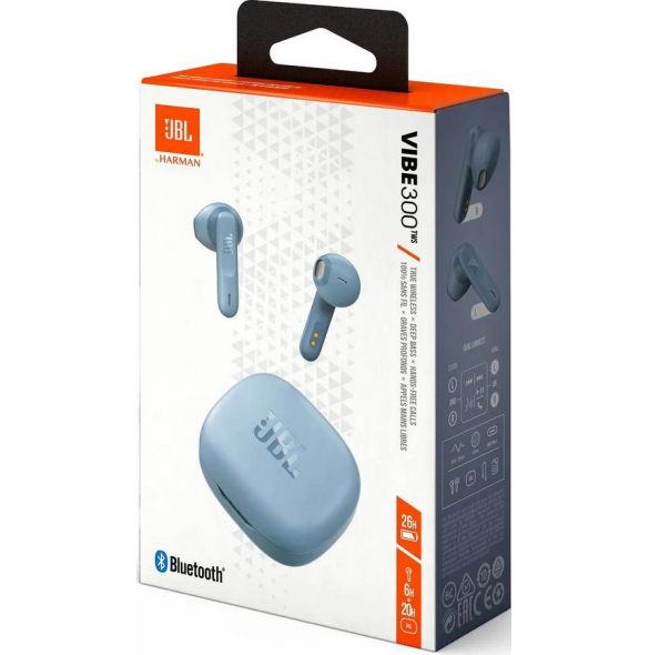 JBL Vibe 300 TWS Bluetooth Blå