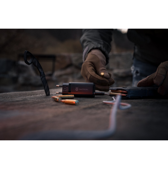 Tactical FlashBang GaN 65W Svart