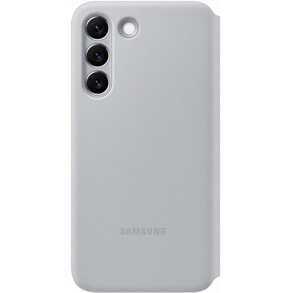 Samsung LED View Cover till Samsung Galaxy S22 - Ljusgrå EF-NS901PJE