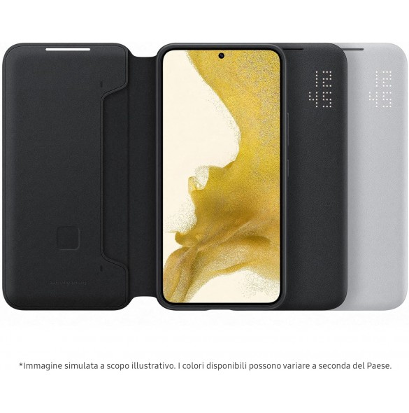 Samsung LED View Cover till Samsung Galaxy S22 - Ljusgrå EF-NS901PJE