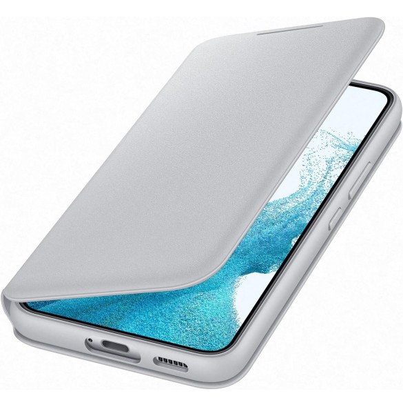 Samsung LED View Cover till Samsung Galaxy S22 - Ljusgrå EF-NS901PJE