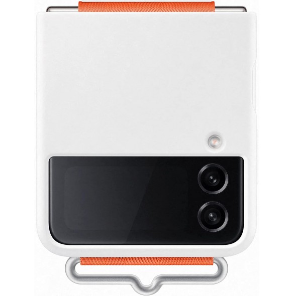 Samsung EF-GF721TWE Silicone Cover with Strap for Galaxy Z Flip 4 Vit