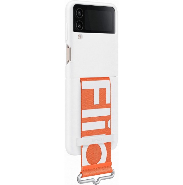 Samsung EF-GF721TWE Silicone Cover with Strap for Galaxy Z Flip 4 Vit