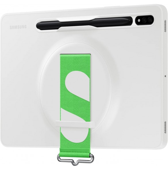 Samsung EF-GX700CWE Bärfodral Samsung Galaxy Tab S8, Galaxy Tab S7 Tablet - Vit - Bärrem