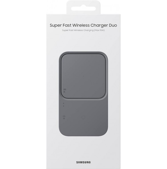 Samsung EP-P5400TBE trådlös laddare Duo med Adapter Svart