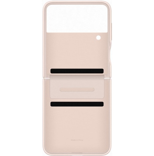 Samsung Galaxy Z FLIP4 Läderfack Rosa EF-VF721LPE