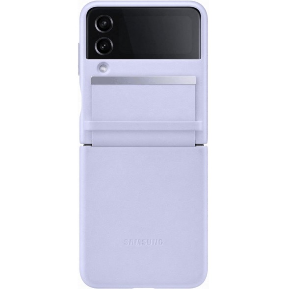 Samsung Galaxy Z FLIP 4 Läderfack Lila EF-VF721LLE