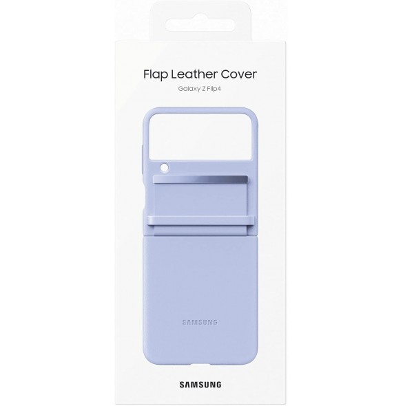 Samsung Galaxy Z FLIP 4 Läderfack Lila EF-VF721LLE