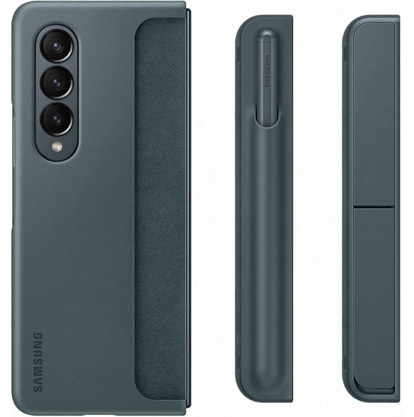 Samsung Galaxy Z Fold 4 stående skal med Pen Grå EF-OF93PCJE