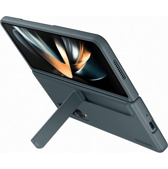 Samsung Galaxy Z Fold 4 stående skal med Pen Grå EF-OF93PCJE