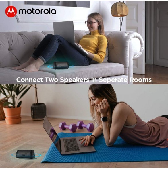 Motorola Lifestyle Sonic Sub 630 Bass Twin - True Wireless Bluetooth-högtalare - IPX5 Vattentät