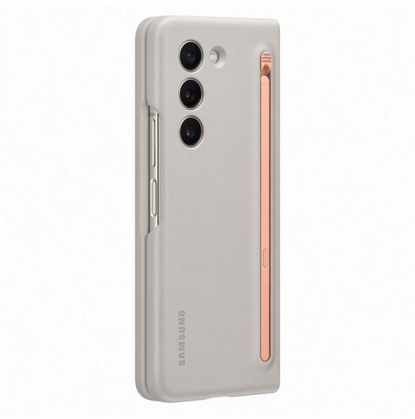 Silikonfodral till Samsung Galaxy Z Fold 5 Slim Fodral + stylus - beige (OF94PCUE)