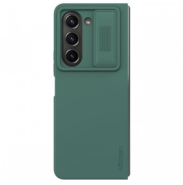 Nillkin CamShield Silikonfodral till Samsung Galaxy Z Fold 5 med kameraskydd - mörkgrön
