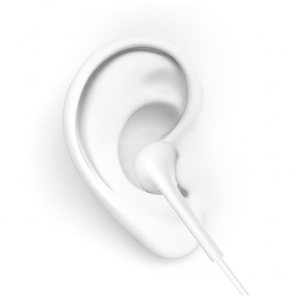 Dudao in-ear trådbunden minijack 3,5 mm headset vit (X10S vit)
