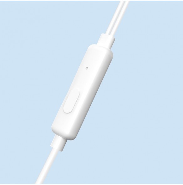 Dudao in-ear trådbunden minijack 3,5 mm headset vit (X10S vit)