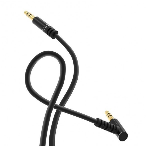 Dudao vinklad kabel AUX minijack 3,5 mm kabel 1 m vit (L11 vit)