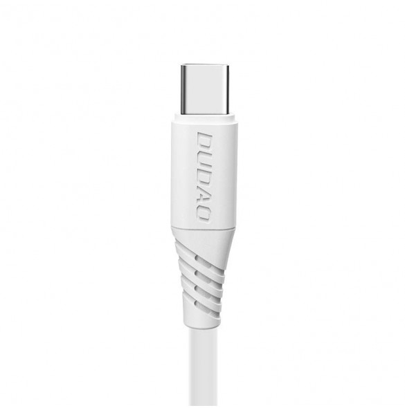 Dudao-kabel USB / USB Typ C 5A 1m vit (L2T 1m vit)