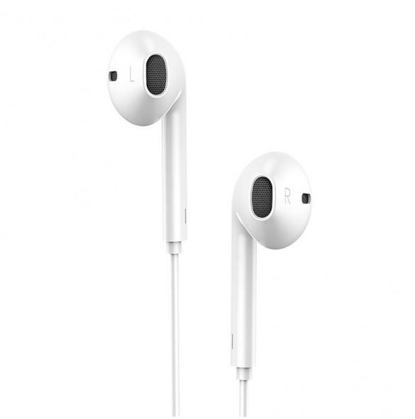 Dudao in-ear-hörlurar med USB Type-C-kontakt vit (X3C)
