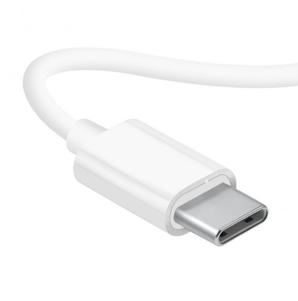 Dudao in-ear-hörlurar med USB Type-C-kontakt vit (X3C)