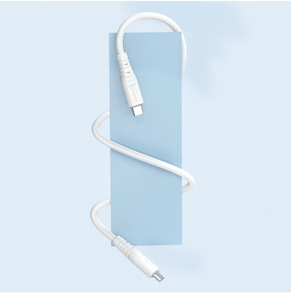 Dudao kabel, kabel USB Typ C - USB Typ C 6A 100W PD 1m vit (TGL3C)