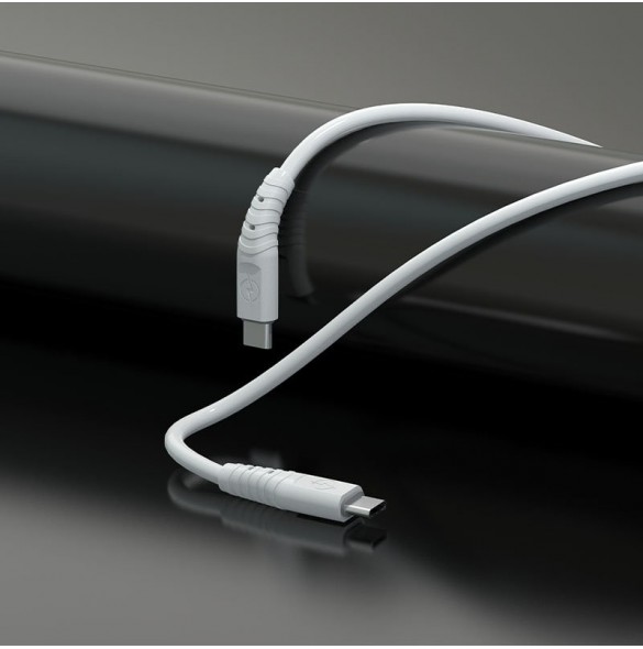 Dudao kabel, kabel USB Typ C - USB Typ C 6A 100W PD 1m vit (TGL3C)