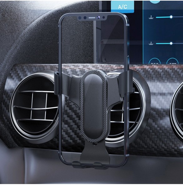 Dudao gravitationell smartphonehållare svart (F7s)