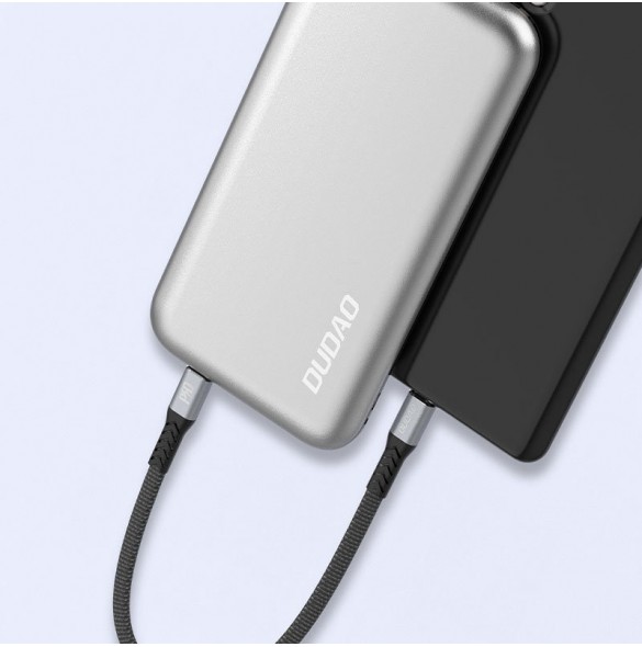 Dudao L10C-kabel USB Typ C - USB Typ C PD100W 0,23 m svart (L10C)