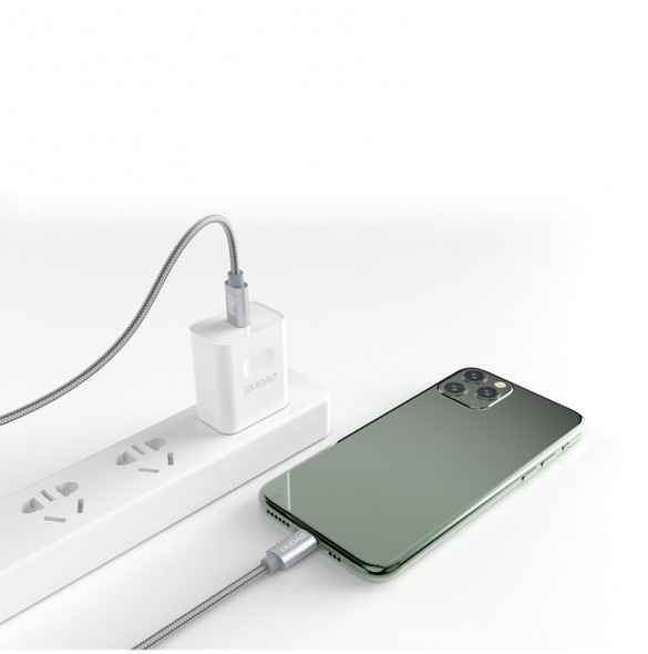 Dudao-kabel USB Typ C-kabel - Lightning Power Delivery 45W 1m grå (L5Pro grå)