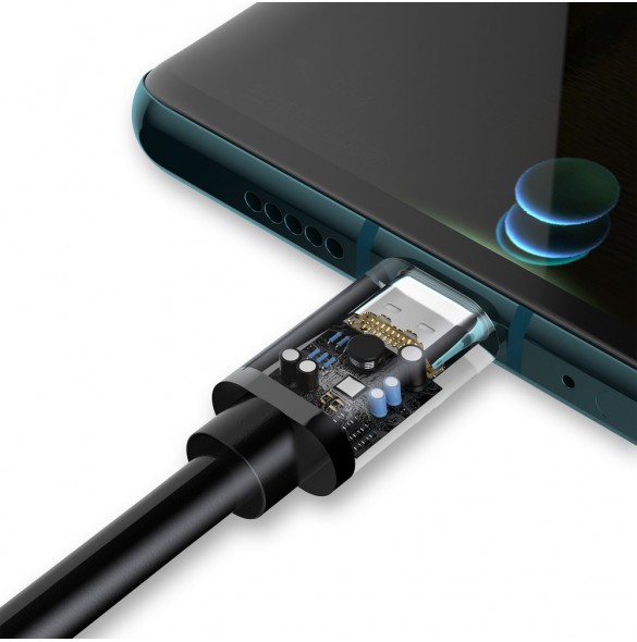 Dudao-kabel USB-kabel - USB Type C Super Fast Charge 1 m svart (L5G-Black)