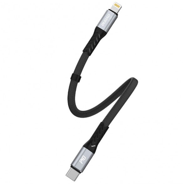 Dudao L10P-kabel USB Typ C - Lightning PD20W 0,23m svart (L10P)