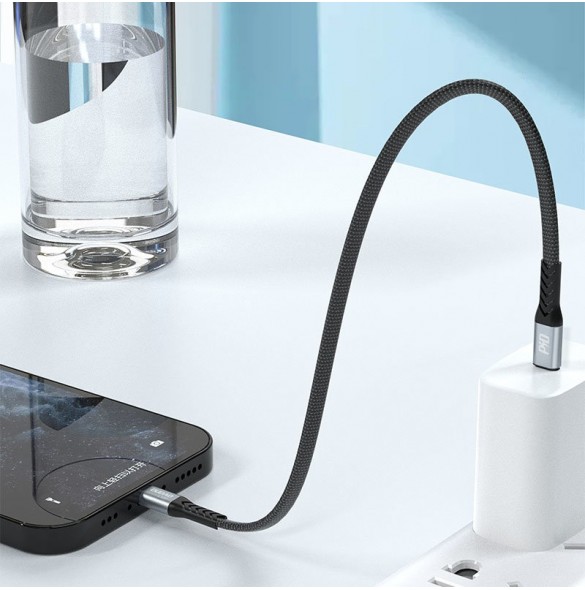 Dudao L10P-kabel USB Typ C - Lightning PD20W 0,23m svart (L10P)