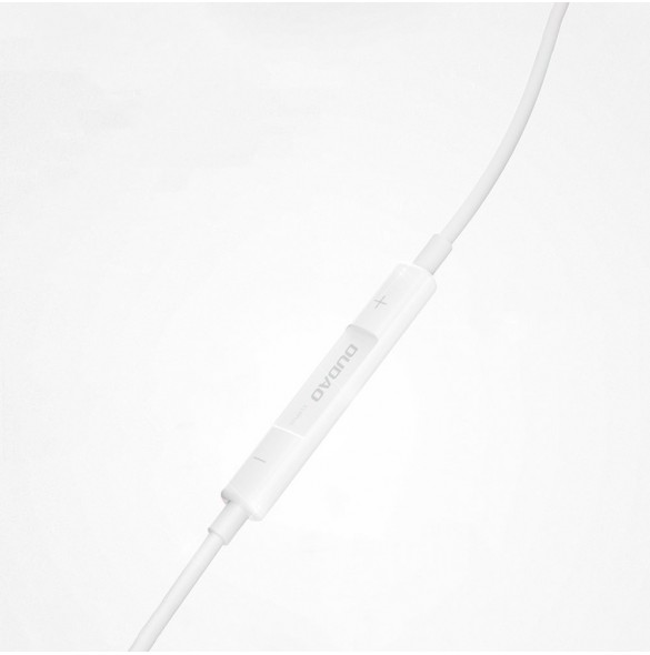 Dudao X14PROL-W1 in-ear hörlurar med Lightning-kontakt vit (X14PROL-W1)