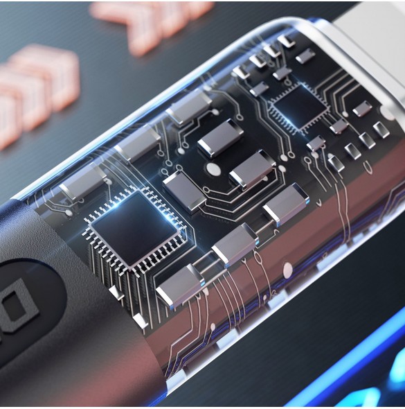 Snabbladdningskabel 30W 1m USB-C - Lightning Dudao L22 - grå