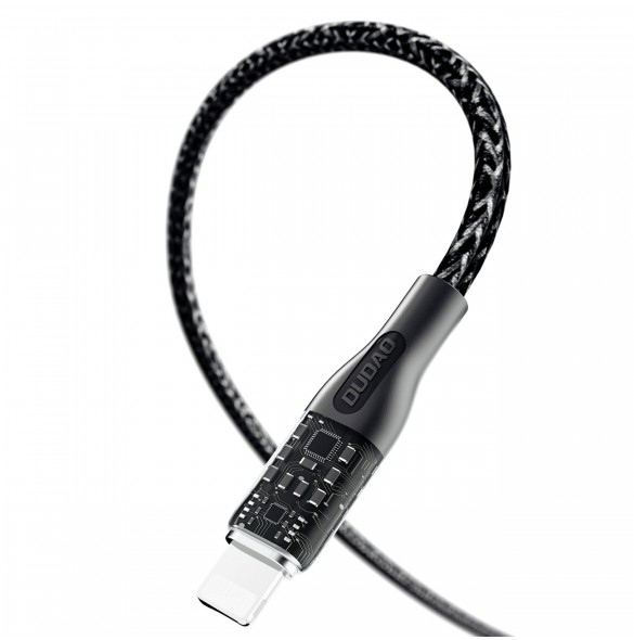 Snabbladdningskabel 120W 1m 3in1 USB - USB-C / microUSB / Lightning Dudao L22X - silver