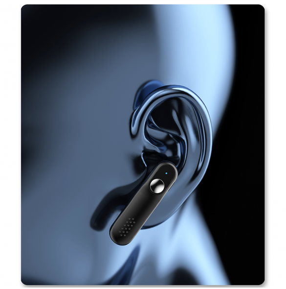 Dudao Headset Wireless Bluetooth 5.0 hörlurar för bil svart (U7S svart)