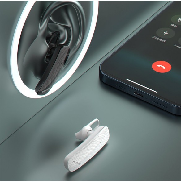 Dudao Headset trådlösa Bluetooth-hörlurar (U7X-White)